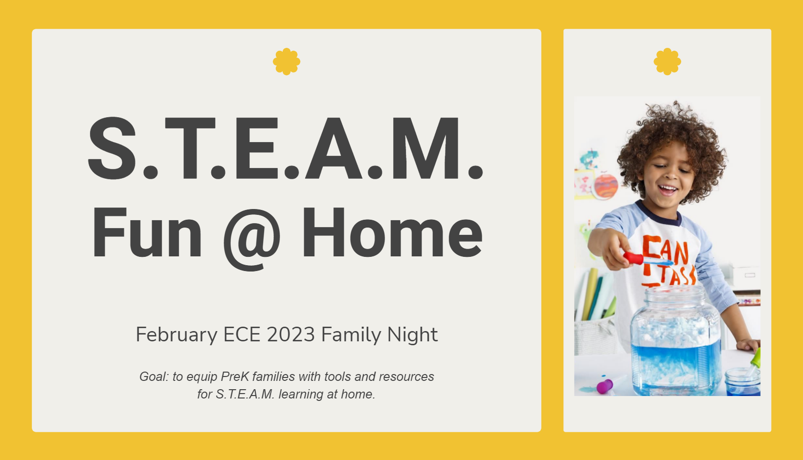 ECE S.T.E.A.M. Event